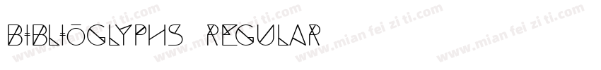 Biblioglyphs Regular字体转换